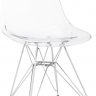 Стул Eames Style DSR прозрачный пластик