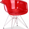 Стул Eames Style DAR прозрачный пластик